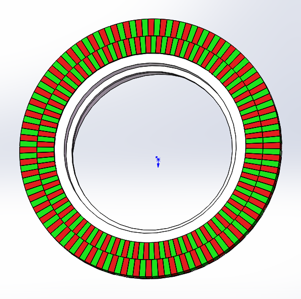 21H018 (C9006) SMD37-56-12.6-ABS combinație de suport mic inel magnetic